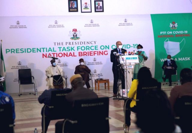 The PTF continues to provide regular updates on Nigeria’s response to the pandemic