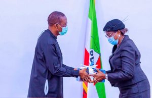 Okowa receives EndSARS Panel’s report, says govt will support victims’ families, commiserates with families of primary school pupils crushed