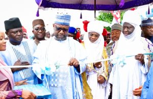 PHOTO NEWS: Niger State Governor Abubakar sani Bello commissions major projects