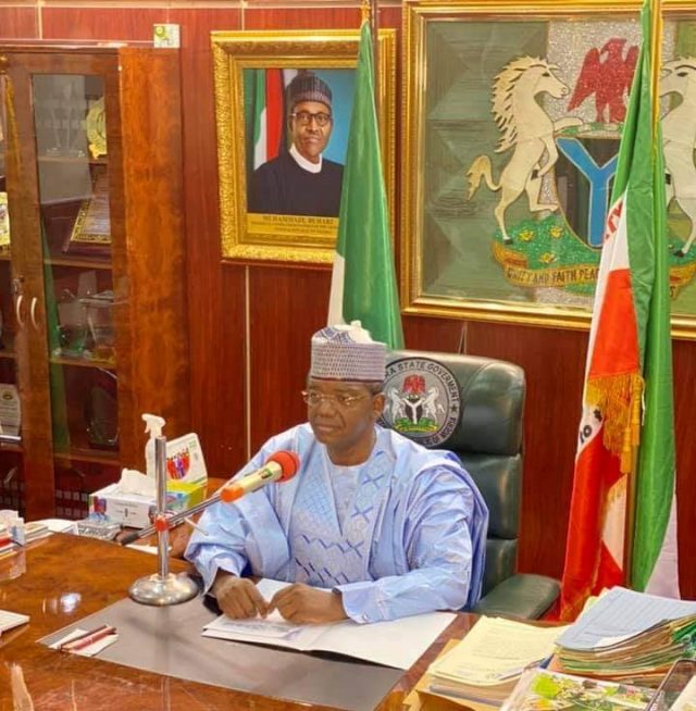GOVERNOR OF ZAMFARA STATE, DR BELLO MOHAMMED MATAWALLE, MON