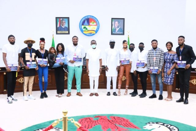 Okowa seeks private sector support for talent devt