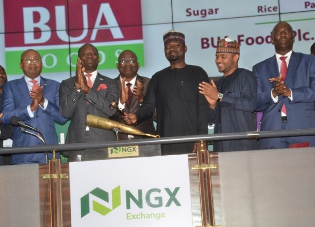 Closing Gong Ceremony in commemoration of BUA Foods Plc Listing