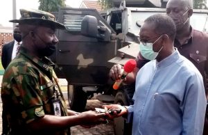 Delta State government donates 5 armoured carriers to army, police