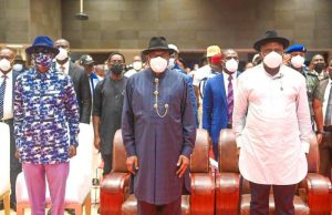 Former President Goodluck Jonathan explains his administration’s investment in almajiri schools as Gov. Diri open Bayelsa Education Summit 2022