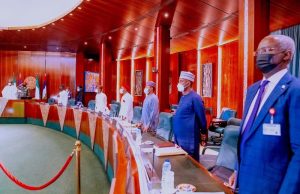 President Buhari swears in 6 new INEC Commissioners, presides over Federal Executive Council