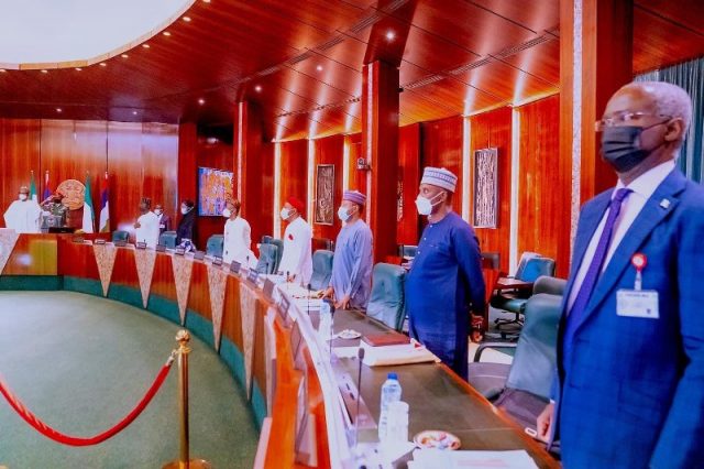President Buhari swears in 6 new INEC Commissioners