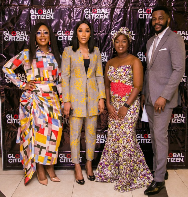 Global Citizen Executives at the launch of a new campaign