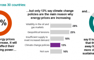 Support Shifts away from fossil fuels despite rising energy prices, survey finds