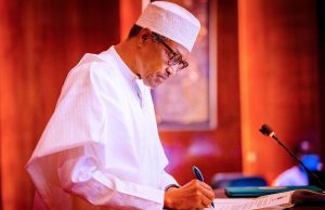 President Buhari signs Executive Order 11 on maintenance of public buildings