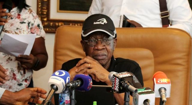 ALHAJI LAI MOHAMMED, MINISTER OF INFORMATION AND CULTURE