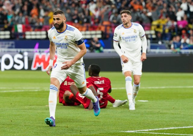 Benzema wheels off after he thought he'd scored the opener
