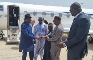 Ex-President Jonathan arrives Dakar for sub-regional dialogue on democracy, peace