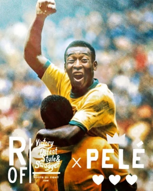 The great Pelé and Roots of Fight Team up to Celebrate the Life and Legacy of the Soccer God (Photo- Business Wire)
