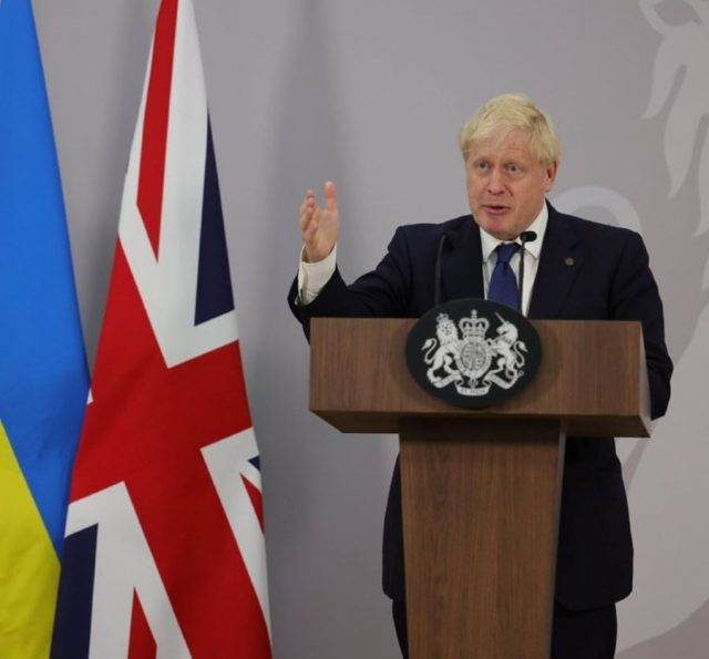 British Prime Minister, Boris Johnson