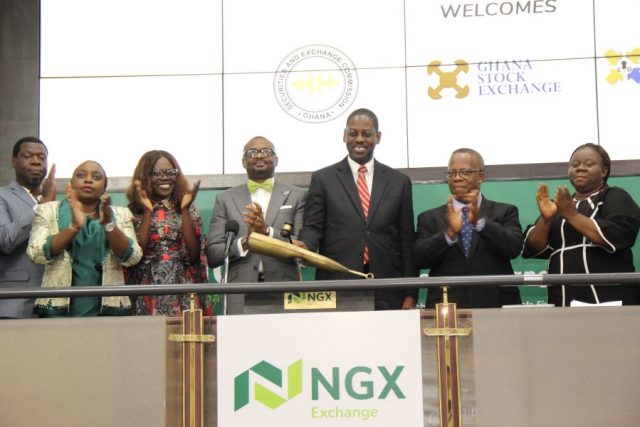 Closing Gong Ceremony for Ghana Capital Market Delegates to NGX
