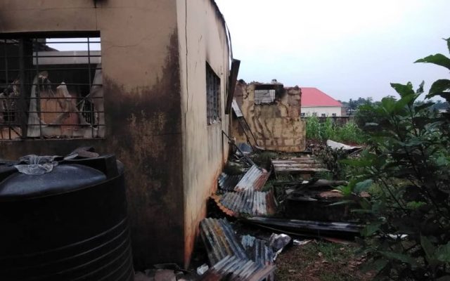 INEC office burnt by arsonists