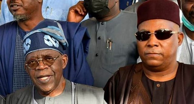 Kashim Shettima with APC Presidential Candidate Asiwaju Tinubu