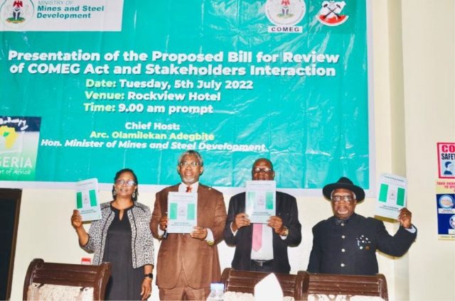 Presentation of the Proposed Bill for Review of COMEG Act and Launch of COMEG Scale of Professional Fees held on the 5th of July 2022 in Abuja