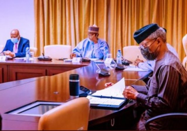 Vice President Yemi Osinbajo, SAN presided over the meeting of the Council yesterday