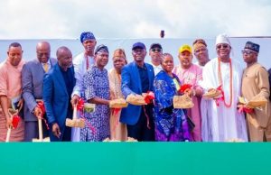 Governor Sanwo-Olu flags off construction of what will be the largest Food Security Systems and Central Logistics Park in sub-Saharan Africa in Epe