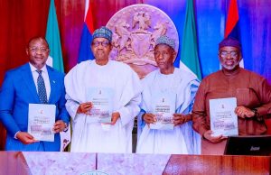 President Buhari declares Football a National Asset, receives report from the Presidential Committee on Football 10-Year Development Masterplan