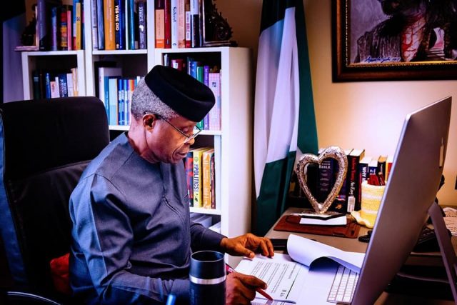 Vice President Yemi Osinbajo chairs the Presidential Enabling Business Environment Council meeting