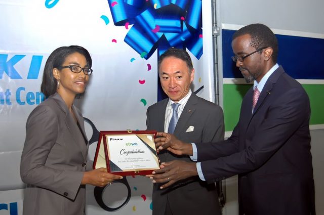 From left to right - Jody Adewale, Masaaki Miyatake, Robert Kagabo