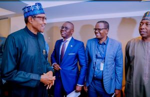 ‘’Two tonnes of cocaine, that’s a haul’’, says President Buhari who congratulated NDLEA Chairman Buba Marwa on the great drug bust