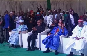 2023 General Elections| APC Presidential candidate, Bola Ahmed Tinubu absent as political parties sign the National Peace Accord