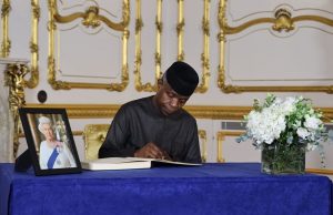 Vice President Yemi Osinbajo joins over 100 world leaders to pay tribute to Queen Elizabeth 11 in London, says Queen was Monarch for all