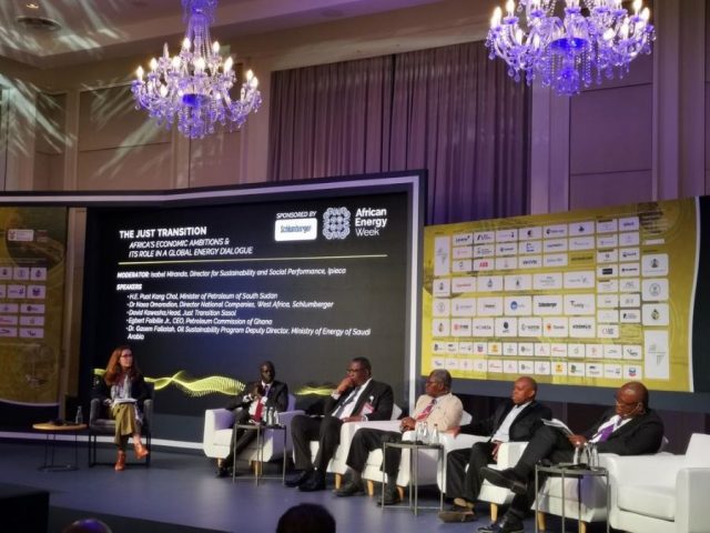 A Panel Discussion on The Just Transition, Africa's economic ambitions and it's role in a global energy dialogue