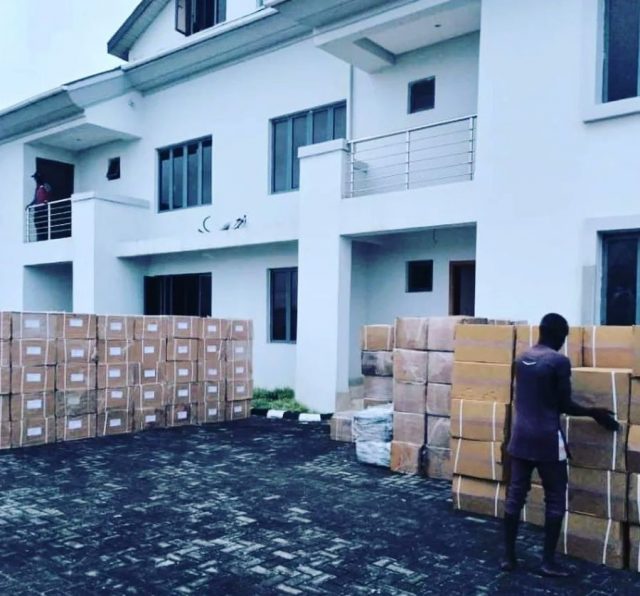 N8.8 billion worth of tramadol pills recovered from the mansion of a billionaire drug lord in the highbrow residential area in Lagos