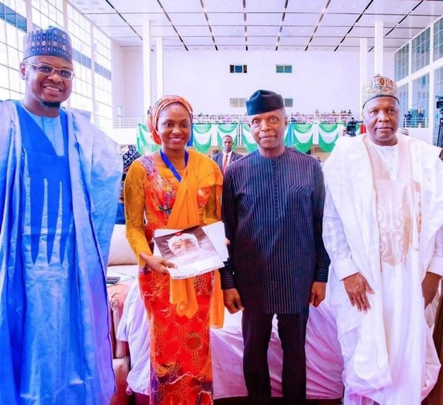 VP Osinbajo commended Governor Muhammadu Inuwa Yahaya approach to the state’s development