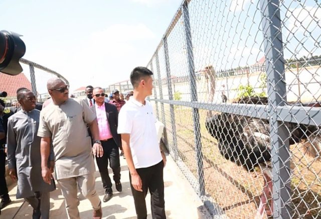 Governor Okowa inspects the Delta State Leisure Park and Film Village, Asaba