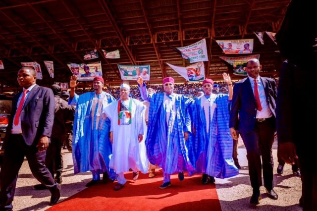 PDP Presidential Candidate, Atiku Abubakar and running mate, Ifeanyi Okowa campaign in Maiduguri, Borno State
