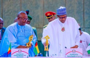 President Buhari higlhlights biggest concerns facing ECOWAS members States, urges more collaboration to remove ”outdated physical and psychological boundaries”