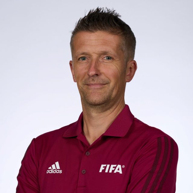 Referee Daniele Orsato of Italy