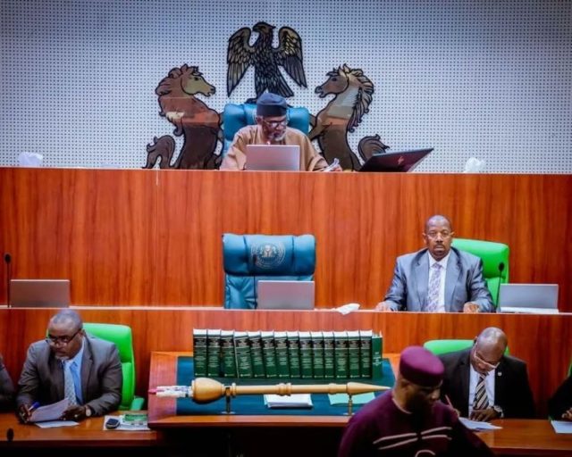 Speaker, Femi Gbajabiamila presiding over the House of Reps plenary