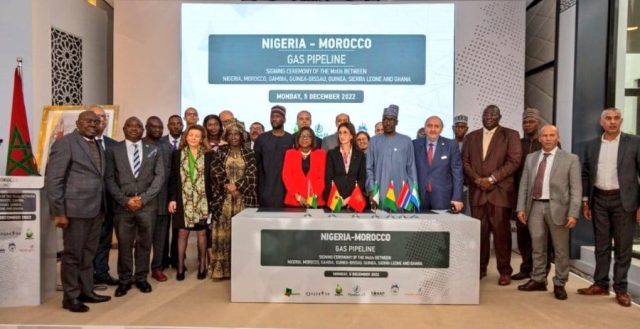 MoU Signing in Rabat, Morocco, between Nigeria's NNPC Limited, Morocco's ONHYM and the nations of Ghana, The Gambia, Guinea, Guinea Bissau & Sierra Leone,