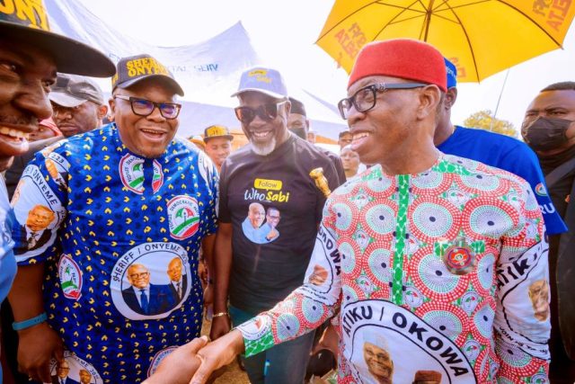 Okowa rounded out the PDP's 2022 campaign activities Friday in Ndokwa West LGA, Delta State