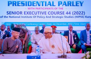President Buhari flays corruption in local government system, promises to act on NIPSS report