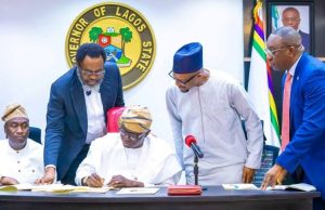 Lagos State Governor Sanwo-Olu signs state’s N1.768 trillion 2023 spending bill into law
