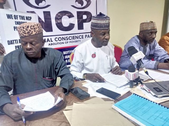 National Conscience Party pledges full support for Labour Party's presidential flag bearer Peter Obi and his Vice, Datti Baba Ahmed
