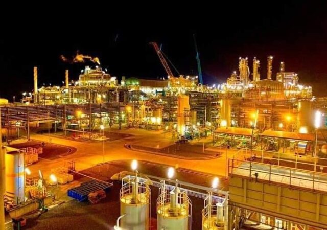 Dangote Refinery Lit up