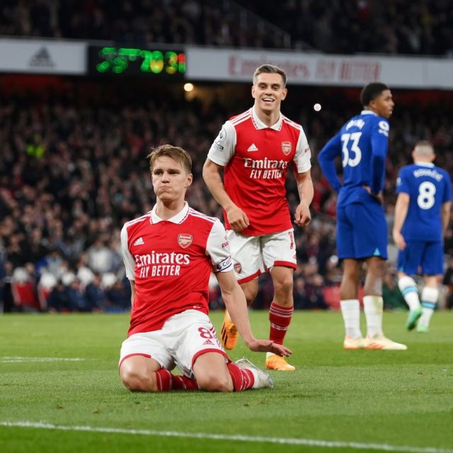 Martin Odegaard scored a fantastic brace in space of three minutes