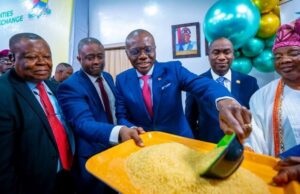 Governor Sanwo-Olu launches N5bn forward contracts for paddy supplies as Commodities Exchange lists, trades Lagos’ rice at N33,000 per 50kg bag