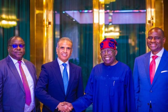 President Tinubu meets Global Chairman of BHARTI AIRTEL, Mr. Sunil Bharti Mittal