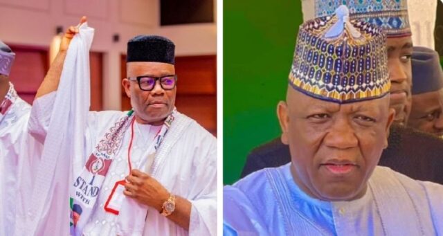 Senator Godswill Akpabio and Senator Barau I. Jibrin elected the President and the Deputy President of the Nigerian Senate