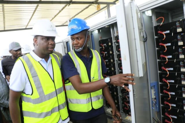 The MD, CEO of the REA conducted an inspection of a solar hybrid mini-grid project in Danchitagi Community