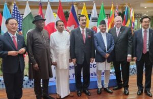 Former Nigerian President Jonathan urges world attending the International Leadership Conference in Cambodia to seek peace through functional democracy
